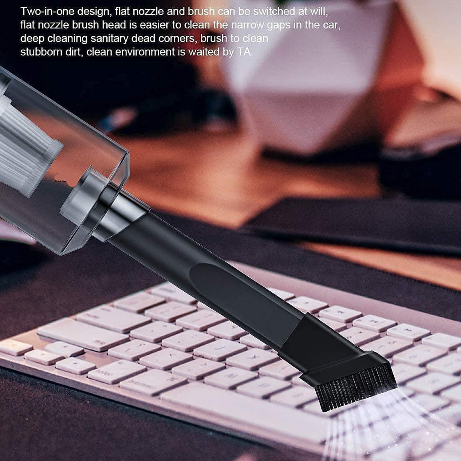 7370 Vacuum Cleaner Dust Collection 2 in 1 Car Vacuum Cleaner 120W High-Power Handheld Wireless Vacuum Cleaner Home Car Dual-use Portable USB Rechargeable 7370 Vacuum Cleaner Dust Collection 2 in 1 Car Vacuum Cleaner 120W High-Power Handheld Wireless Vacuum Cleaner Home Car Dual-use Portable USB Rechargeable